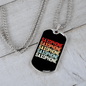 Musician Necklace Retro Saxophone Necklace Stainless Steel or 18k Gold Dog Tag 24" Chain-Express Your Love Gifts