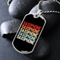 Musician Necklace Retro Saxophone Necklace Stainless Steel or 18k Gold Dog Tag 24" Chain-Express Your Love Gifts