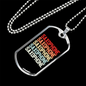 Musician Necklace Retro Saxophone Necklace Stainless Steel or 18k Gold Dog Tag 24" Chain-Express Your Love Gifts