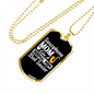 Musician Necklace Saxophone Mom Necklace Stainless Steel or 18k Gold Dog Tag 24" Chain-Express Your Love Gifts