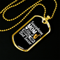 Musician Necklace Saxophone Mom Necklace Stainless Steel or 18k Gold Dog Tag 24" Chain-Express Your Love Gifts