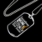 Musician Necklace Saxophone Mom Necklace Stainless Steel or 18k Gold Dog Tag 24" Chain-Express Your Love Gifts