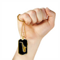 Musician Necklace Saxophone Necklace Stainless Steel or 18k Gold Dog Tag 24" Chain-Express Your Love Gifts