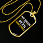 Musician Necklace Song Lyrics Brain Necklace Stainless Steel or 18k Gold Dog Tag 24" Chain-Express Your Love Gifts