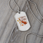 Musician Necklace Tiny Violin Necklace Stainless Steel or 18k Gold Dog Tag 24" Chain-Express Your Love Gifts