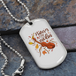 Musician Necklace Tiny Violin Necklace Stainless Steel or 18k Gold Dog Tag 24" Chain-Express Your Love Gifts