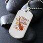Musician Necklace Tiny Violin Necklace Stainless Steel or 18k Gold Dog Tag 24" Chain-Express Your Love Gifts