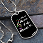 Musician Necklace Without Music Life is Bb Necklace Stainless Steel or 18k Gold Dog Tag 24" Chain-Express Your Love Gifts
