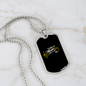 Musician Necklace Without Music Necklace Stainless Steel or 18k Gold Dog Tag 24" Chain-Express Your Love Gifts