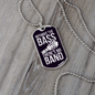 Musician Necklace Without the Bass Necklace Stainless Steel or 18k Gold Dog Tag 24" Chain-Express Your Love Gifts