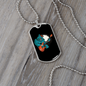 Musician Necklace Wolf Bass Necklace Stainless Steel or 18k Gold Dog Tag 24" Chain-Express Your Love Gifts