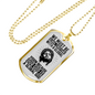 Must Be Global Christians Christian Necklace Stainless Steel or 18k Gold Dog Tag 24" Chain-Express Your Love Gifts