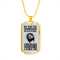 Must Be Global Christians Christian Necklace Stainless Steel or 18k Gold Dog Tag 24" Chain-Express Your Love Gifts