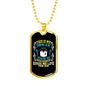 My Affliction That Your Promise Christian Necklace Stainless Steel or 18k Gold Dog Tag 24" Chain-Express Your Love Gifts