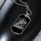 My Assets Are Encrypted Crypto Necklace Stainless Steel or 18k Gold Dog Tag 24" Chain-Express Your Love Gifts