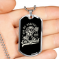My Assets Are Encrypted Crypto Necklace Stainless Steel or 18k Gold Dog Tag 24" Chain-Express Your Love Gifts