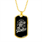 My Assets Are Encrypted Crypto Necklace Stainless Steel or 18k Gold Dog Tag 24" Chain-Express Your Love Gifts