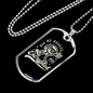My Assets Are Encrypted Crypto Necklace Stainless Steel or 18k Gold Dog Tag 24" Chain-Express Your Love Gifts