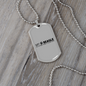 My Beagle is Cuter Necklace Stainless Steel or 18k Gold Dog Tag 24" Chain-Express Your Love Gifts