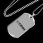 My Beagle is Cuter Necklace Stainless Steel or 18k Gold Dog Tag 24" Chain-Express Your Love Gifts