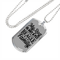 My Beagle is Family Necklace Stainless Steel or 18k Gold Dog Tag 24" Chain-Express Your Love Gifts
