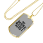 My Beagle is My BFF Necklace Stainless Steel or 18k Gold Dog Tag 24" Chain-Express Your Love Gifts
