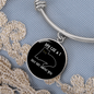 My Cat And I Bracelet Stainless Steel or 18k Gold Circle Bangle-Express Your Love Gifts