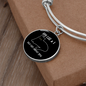 My Cat And I Bracelet Stainless Steel or 18k Gold Circle Bangle-Express Your Love Gifts
