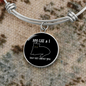 My Cat And I Bracelet Stainless Steel or 18k Gold Circle Bangle-Express Your Love Gifts