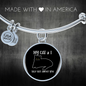 My Cat And I Bracelet Stainless Steel or 18k Gold Circle Bangle-Express Your Love Gifts