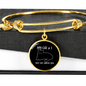 My Cat And I Bracelet Stainless Steel or 18k Gold Circle Bangle-Express Your Love Gifts