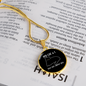 My Cat And I Circle Necklace Stainless Steel or 18k Gold 18-22"-Express Your Love Gifts