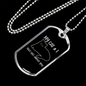 My Cat And I Necklace Stainless Steel or 18k Gold Dog Tag 24" Chain-Express Your Love Gifts