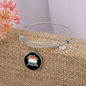 My Cat Was Bracelet Stainless Steel or 18k Gold Circle Bangle-Express Your Love Gifts