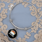 My Cat Was Bracelet Stainless Steel or 18k Gold Circle Bangle-Express Your Love Gifts