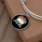 My Cat Was Bracelet Stainless Steel or 18k Gold Circle Bangle-Express Your Love Gifts