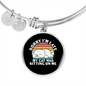 My Cat Was Bracelet Stainless Steel or 18k Gold Circle Bangle-Express Your Love Gifts