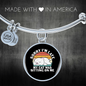 My Cat Was Bracelet Stainless Steel or 18k Gold Circle Bangle-Express Your Love Gifts