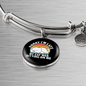 My Cat Was Bracelet Stainless Steel or 18k Gold Circle Bangle-Express Your Love Gifts
