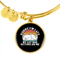 My Cat Was Bracelet Stainless Steel or 18k Gold Circle Bangle-Express Your Love Gifts
