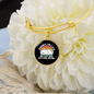 My Cat Was Bracelet Stainless Steel or 18k Gold Circle Bangle-Express Your Love Gifts