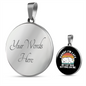 My Cat Was Circle Necklace Stainless Steel or 18k Gold 18-22"-Express Your Love Gifts