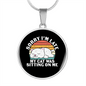 My Cat Was Circle Necklace Stainless Steel or 18k Gold 18-22"-Express Your Love Gifts