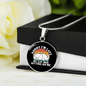 My Cat Was Circle Necklace Stainless Steel or 18k Gold 18-22"-Express Your Love Gifts