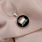 My Cat Was Circle Necklace Stainless Steel or 18k Gold 18-22"-Express Your Love Gifts