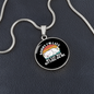 My Cat Was Circle Necklace Stainless Steel or 18k Gold 18-22"-Express Your Love Gifts
