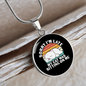 My Cat Was Circle Necklace Stainless Steel or 18k Gold 18-22"-Express Your Love Gifts