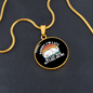 My Cat Was Circle Necklace Stainless Steel or 18k Gold 18-22"-Express Your Love Gifts