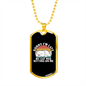 My Cat Was Necklace Stainless Steel or 18k Gold Dog Tag 24" Chain-Express Your Love Gifts