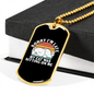 My Cat Was Necklace Stainless Steel or 18k Gold Dog Tag 24" Chain-Express Your Love Gifts